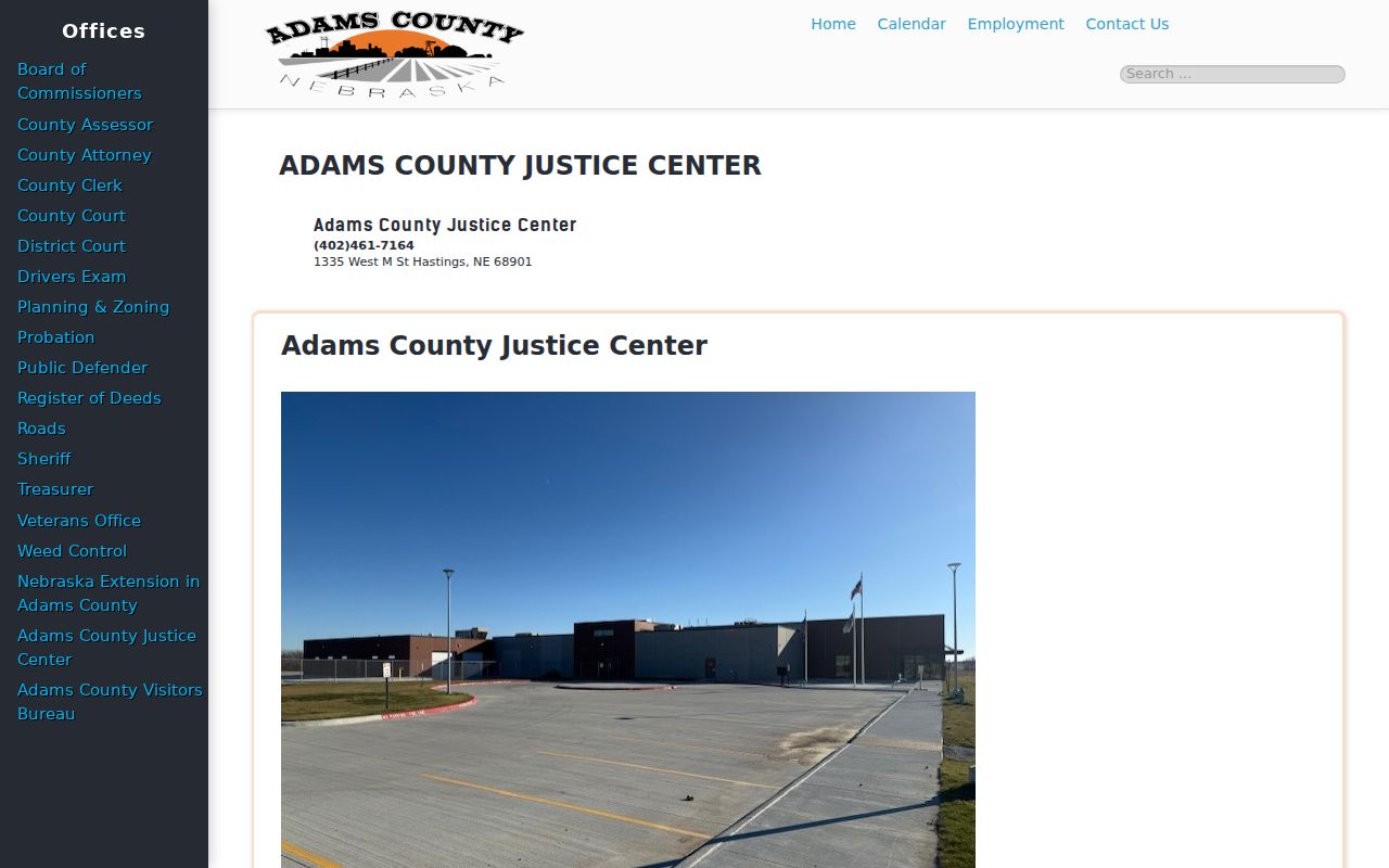 Adams County court docket Justice Center facility