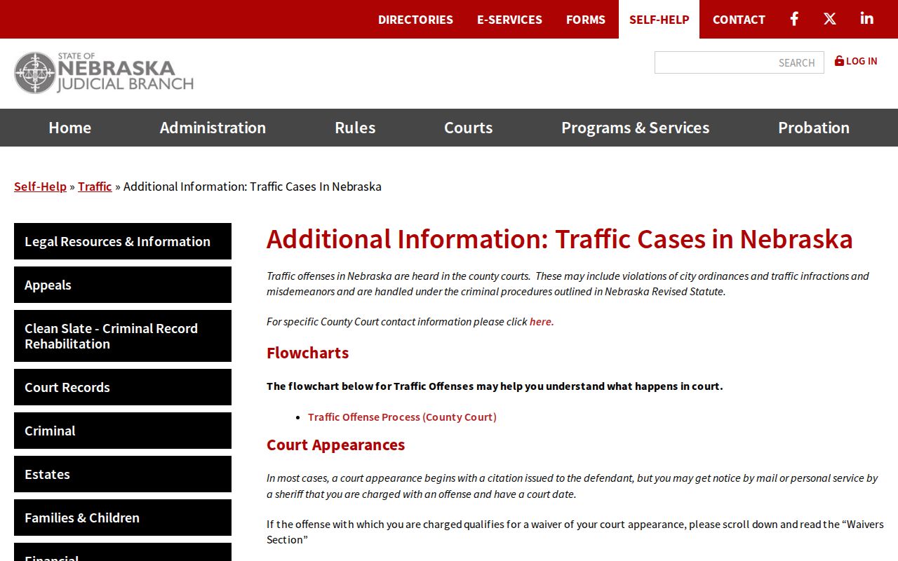 Adams County traffic court waiver and appearance information